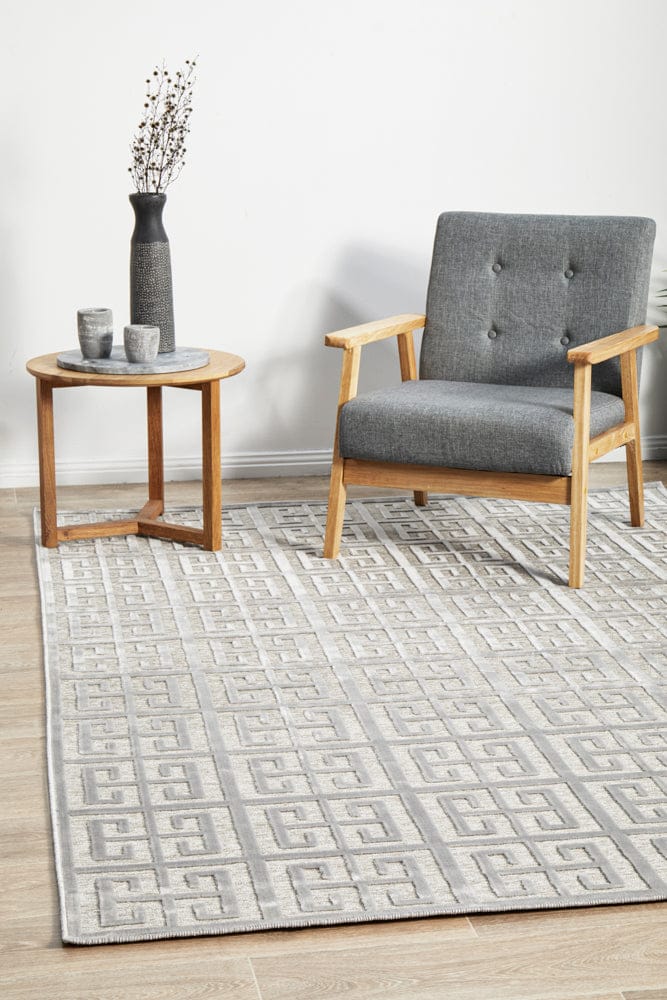 RUG CULTURE Rugs 230X160CM York Brenda Silver Rug