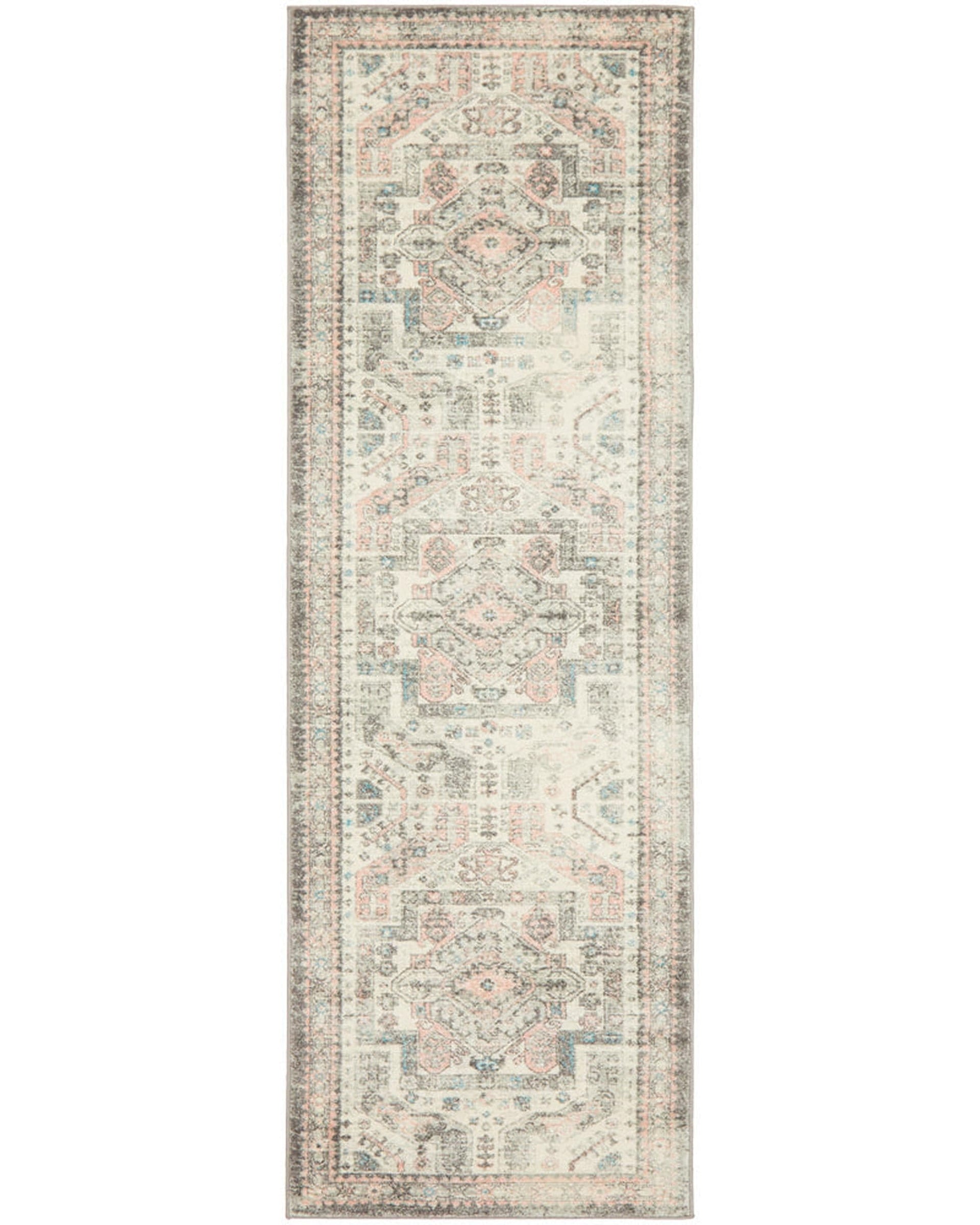 Rug Culture Rugs 300X80CM Avenue 704 Silver Rug