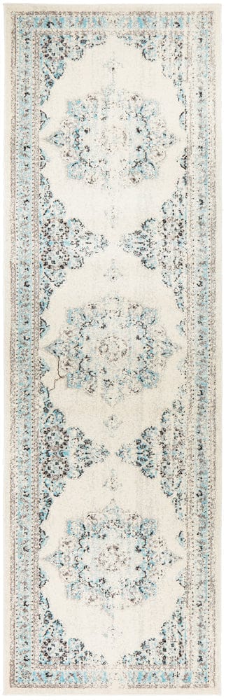 Rug Culture Rugs 300X80CM Century 922 White Rug