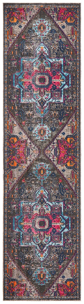 Rug Culture Rugs 300X80cm Eternal Whisper Quad Grey Rug