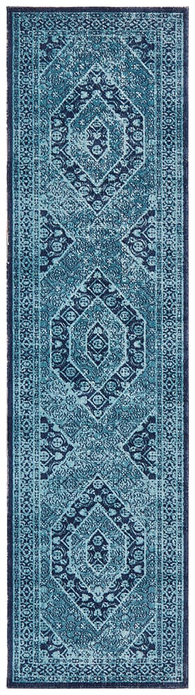 Rug Culture Rugs 300X80cm Eternal Whisper Vision Blue Rug