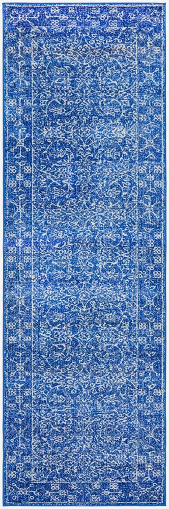 Rug Culture Rugs 300X80CM Evoke Artist Navy Transitional Rug