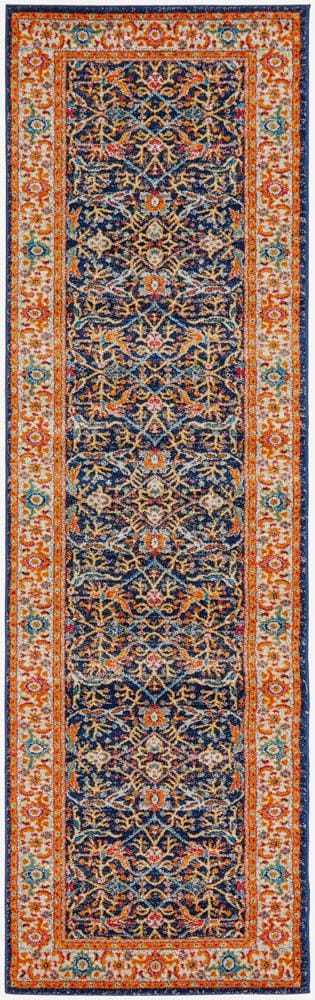 Rug Culture Rugs 300X80CM Evoke Splash Multi Transitional Rug