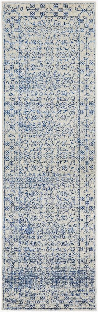 Rug Culture Rugs 300X80CM Evoke Whisper White Transitional Rug