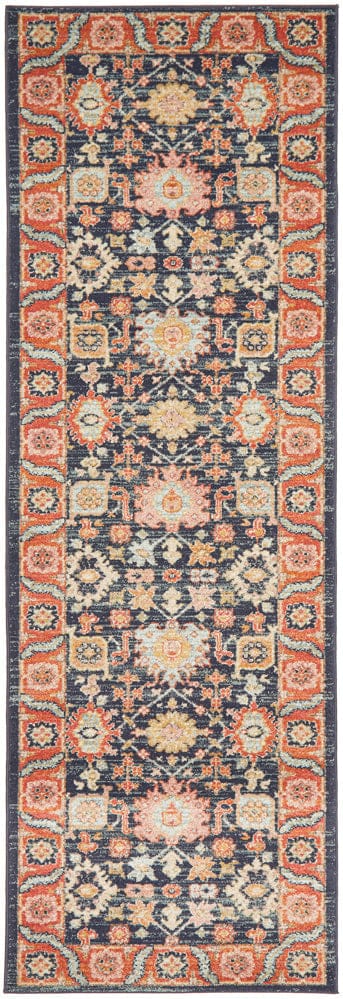 Rug Culture Rugs 300X80CM Legacy 860 Navy Rug