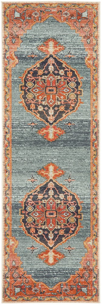 Rug Culture Rugs 300X80CM Legacy 862 Rust Rug