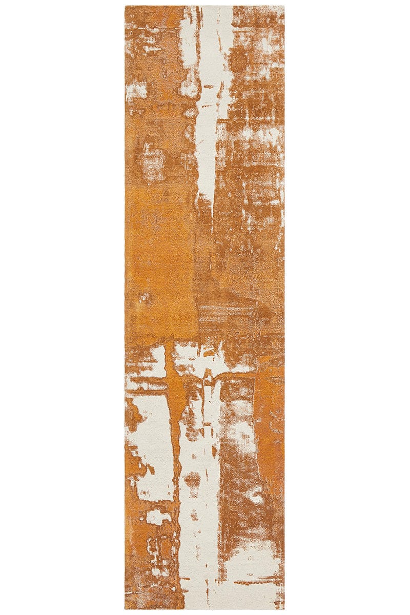 Rug Culture Rugs 300X80CM Magnolia 11 Mustard Rug