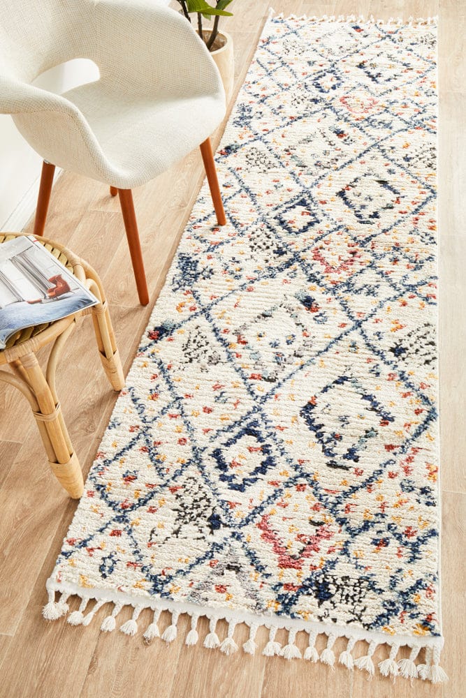 Rug Culture Rugs 300X80CM Marrakesh 111 White Runner Rug
