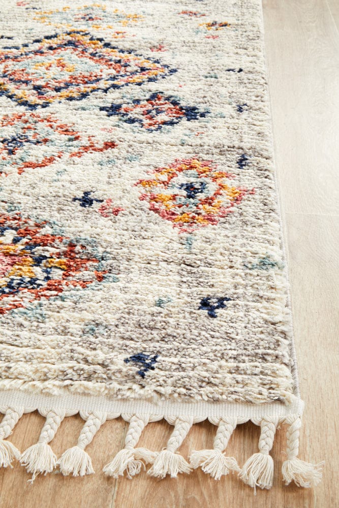Rug Culture Rugs 300X80CM Marrakesh 222 Silver Runner Rug