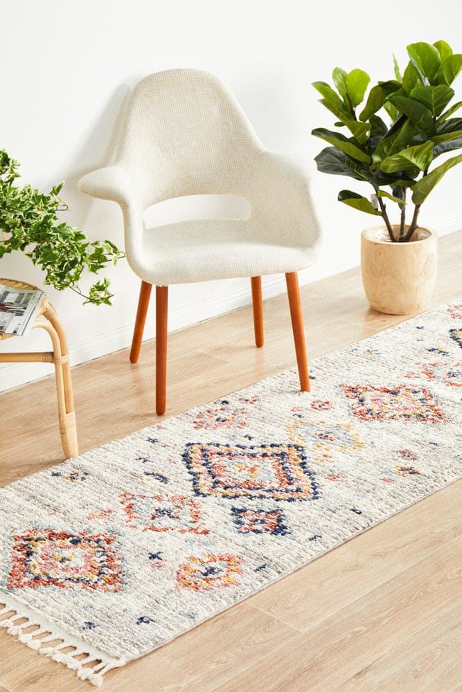 Rug Culture Rugs 300X80CM Marrakesh 222 Silver Runner Rug
