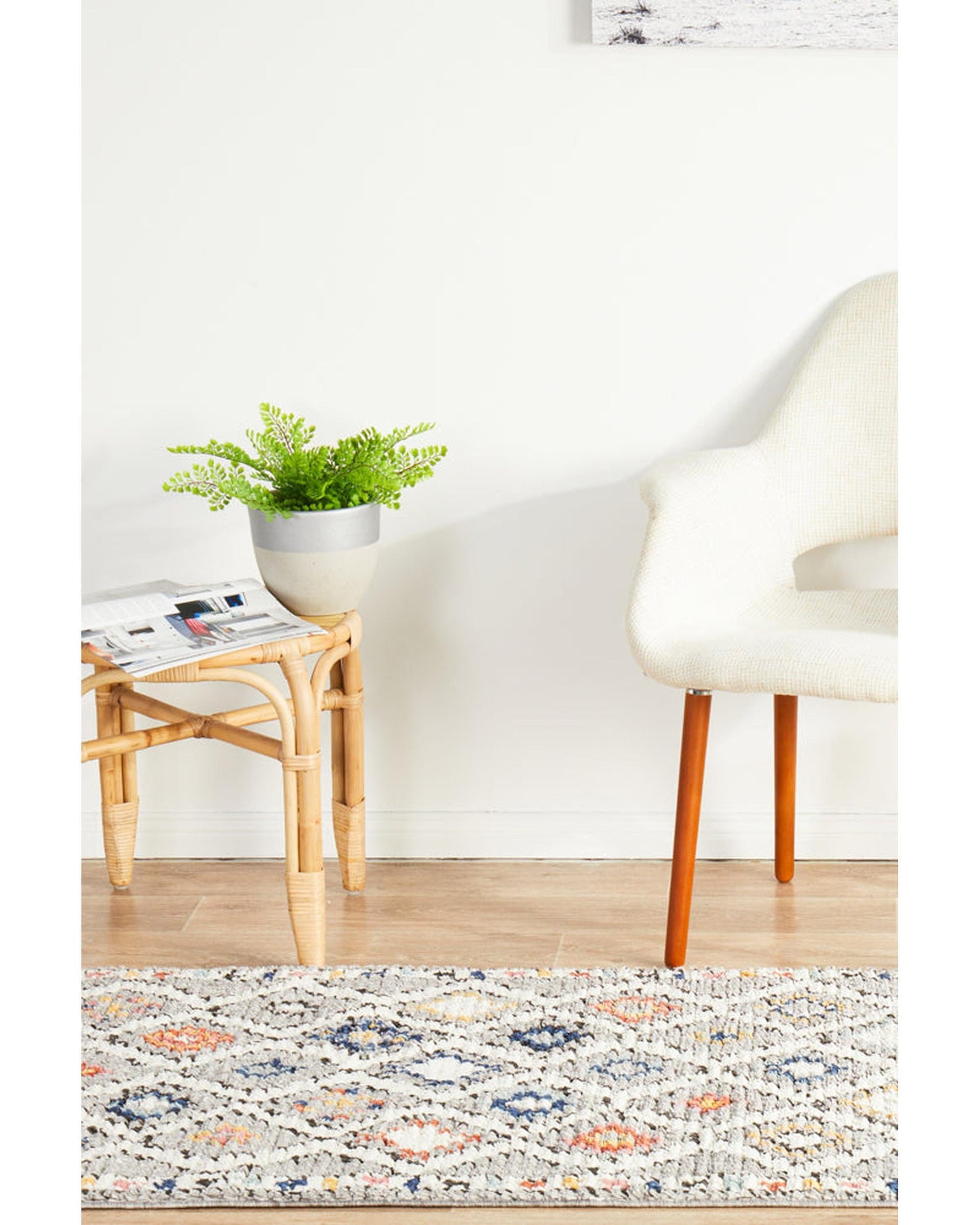 Rug Culture Rugs 300X80CM Marrakesh 555 Grey Runner Rug