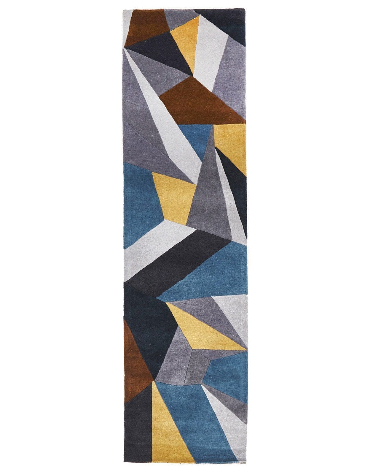 Rug Culture Rugs 300X80CM Matrix Pure Wool 902 Safari Rug