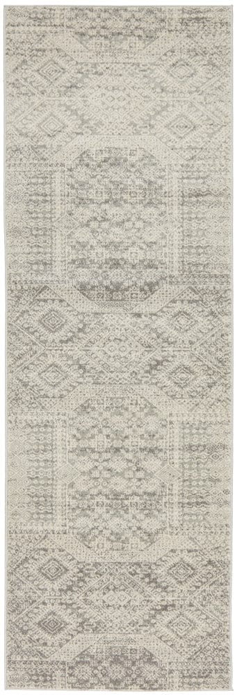 Rug Culture Rugs 300X80CM Mirage Zelda Silver Grey Rug