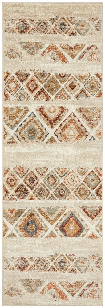 Rug Culture Rugs 300X80CM Oxford Contrast Rust Rug