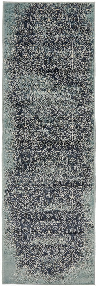 Rug Culture Rugs 300X80CM Oxford Edge Denim Rug