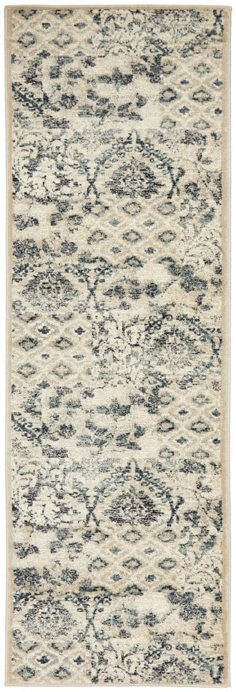 Rug Culture Rugs 300X80CM Oxford Illusion Blue Rug