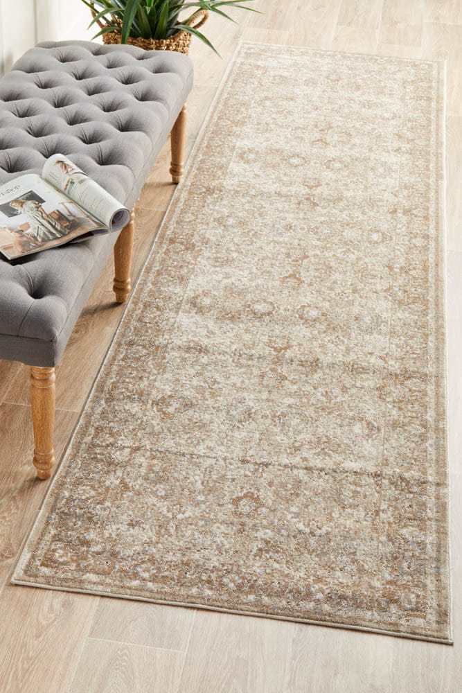Rug Culture Rugs 300X80CM Providence Esquire Ballad Traditional Cream Runner