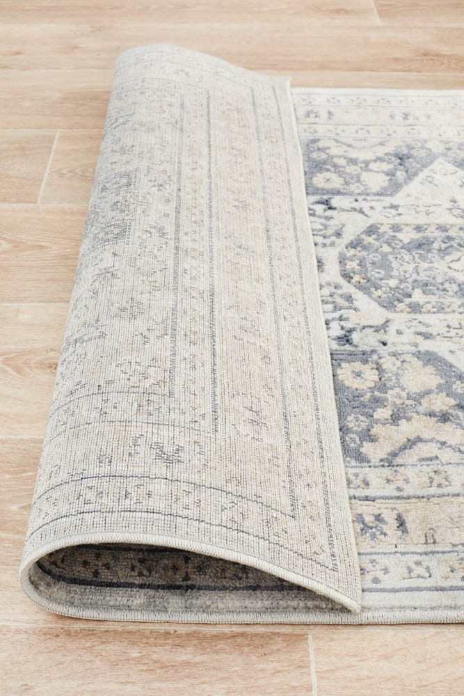 Rug Culture Rugs 300X80CM Providence Esquire Brushed Traditional Blue Runner