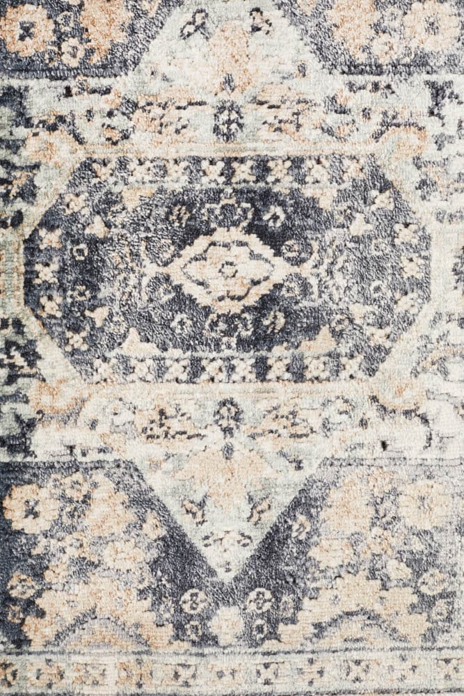 Rug Culture Rugs 300X80CM Providence Esquire Brushed Traditional Blue Runner