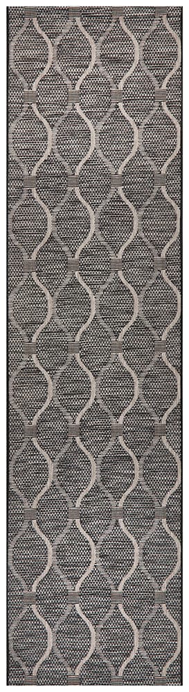Rug Culture Rugs 300X80CM Rug Culture Terrace 5501 Black
