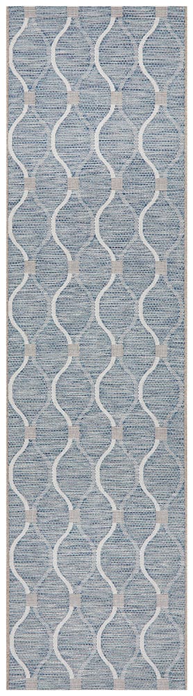 Rug Culture Rugs 300X80CM Rug Culture Terrace 5501 Blue