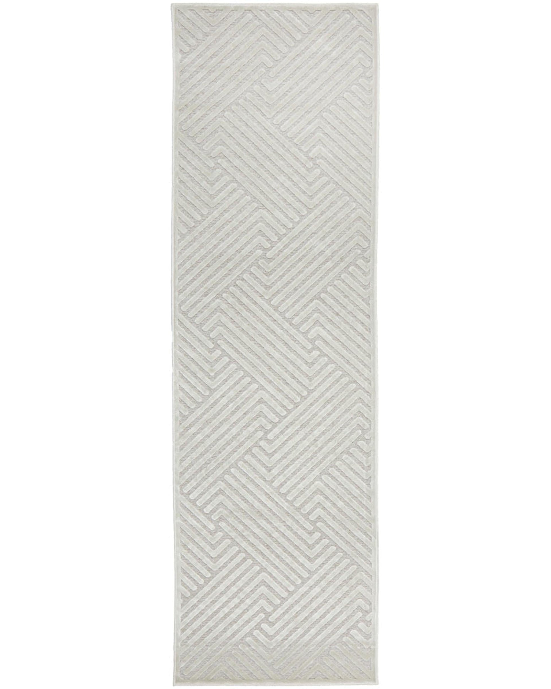 RUG CULTURE Rugs 300X80CM York Cindy Natural White Rug