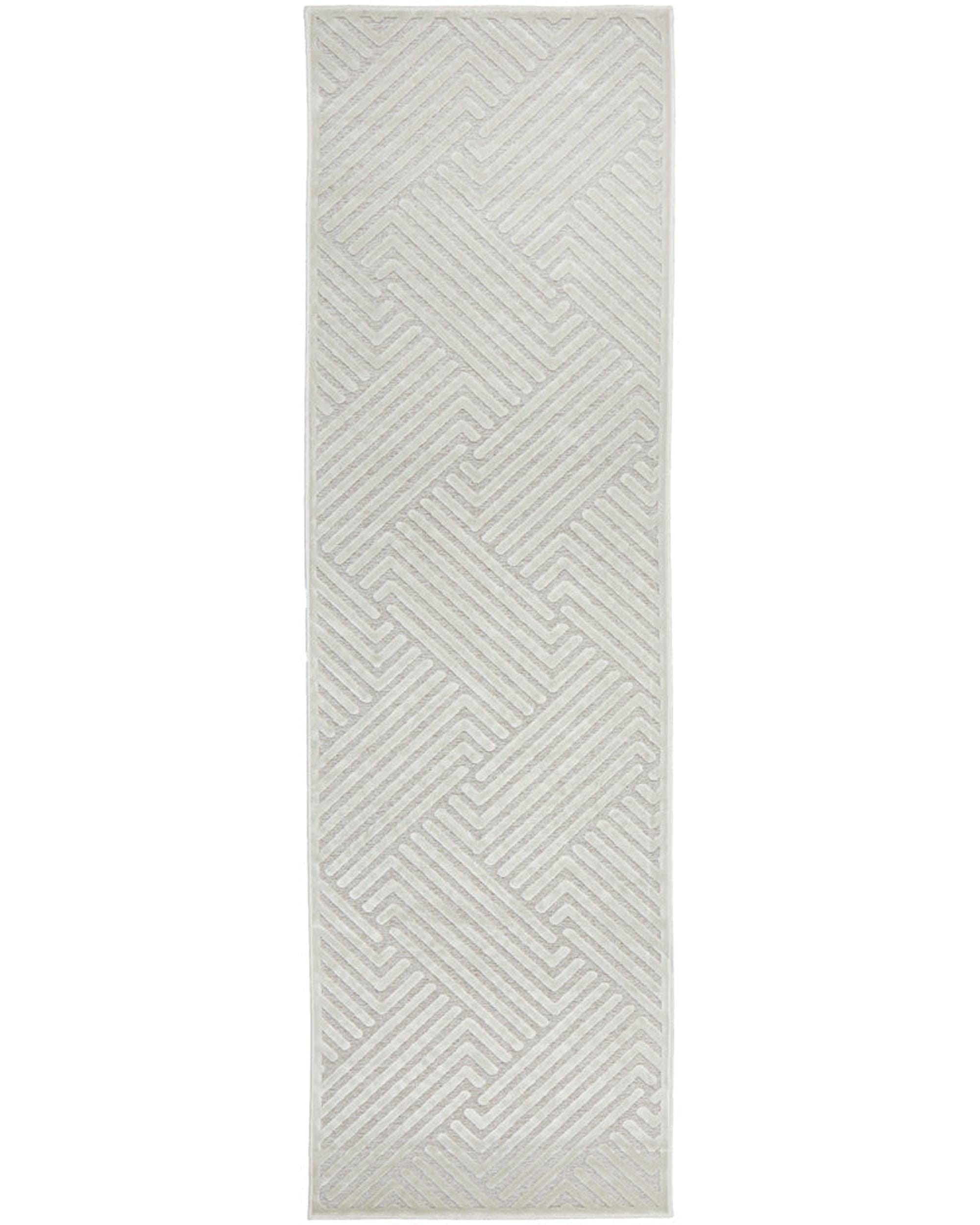 RUG CULTURE Rugs 300X80CM York Cindy Natural White Rug