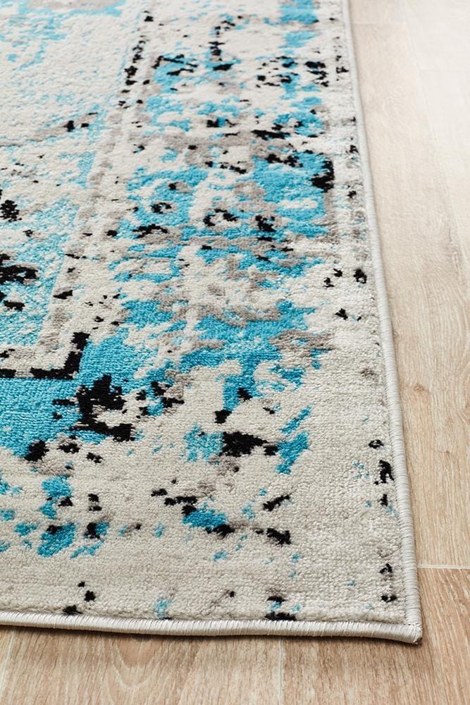 Rug Culture Rugs Alexa Transitional Rug Blue Grey