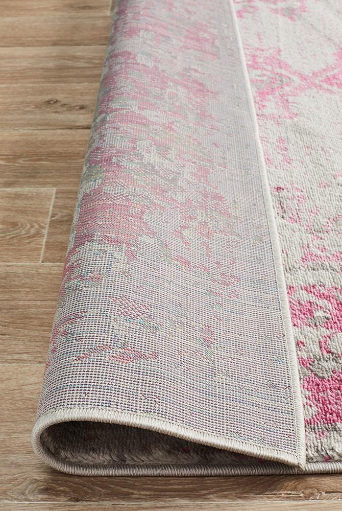 Rug Culture Rugs Alexa Transitional Rug Grey Fuchsia