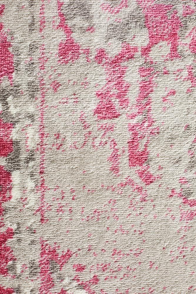 Rug Culture Rugs Alexa Transitional Rug Grey Fuchsia