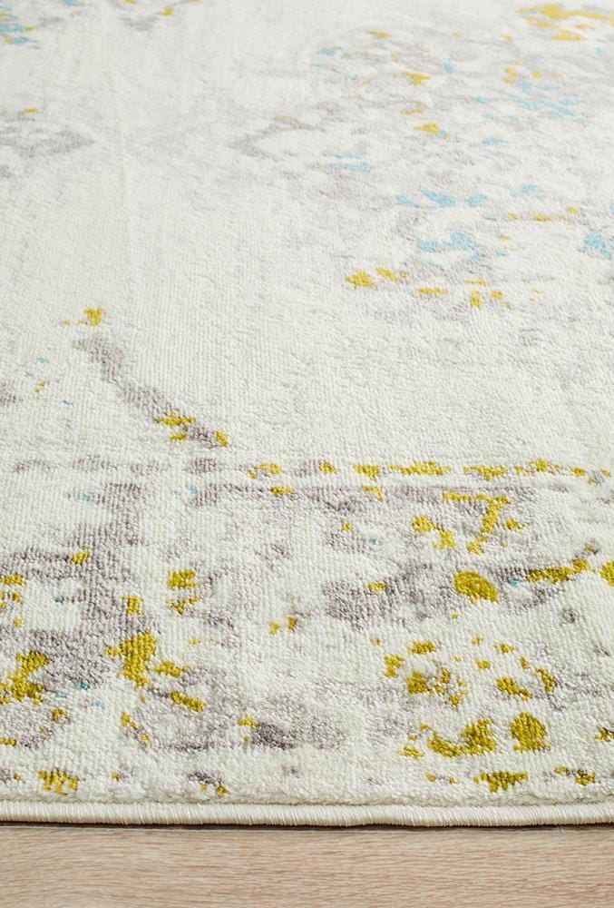 Rug Culture Rugs Alexa Transitional Rug White Green Blue