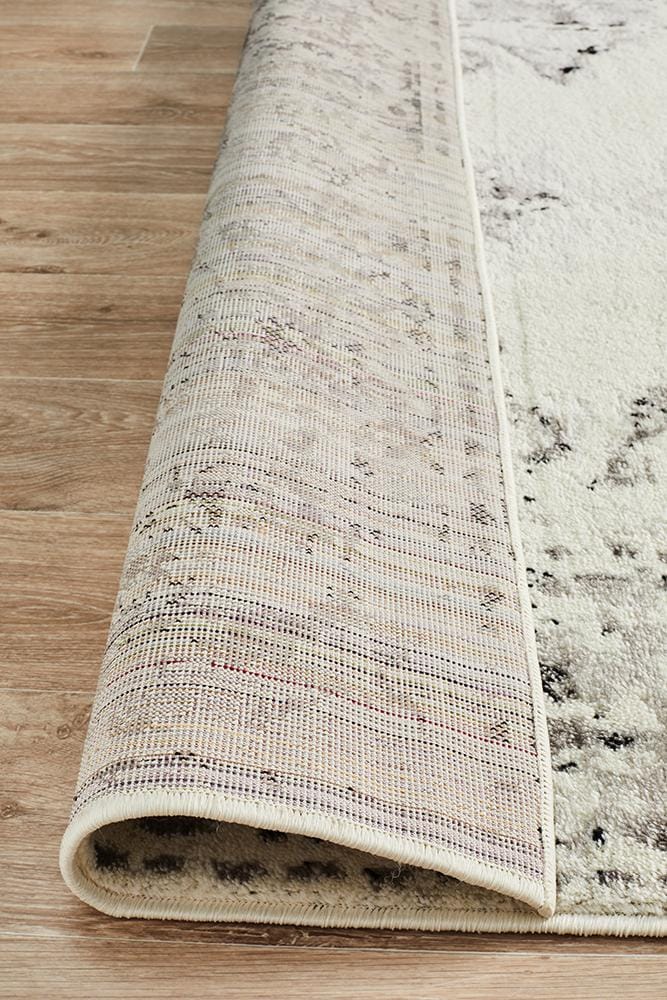 Rug Culture Rugs Alexa Transitional Rug White Grey Black