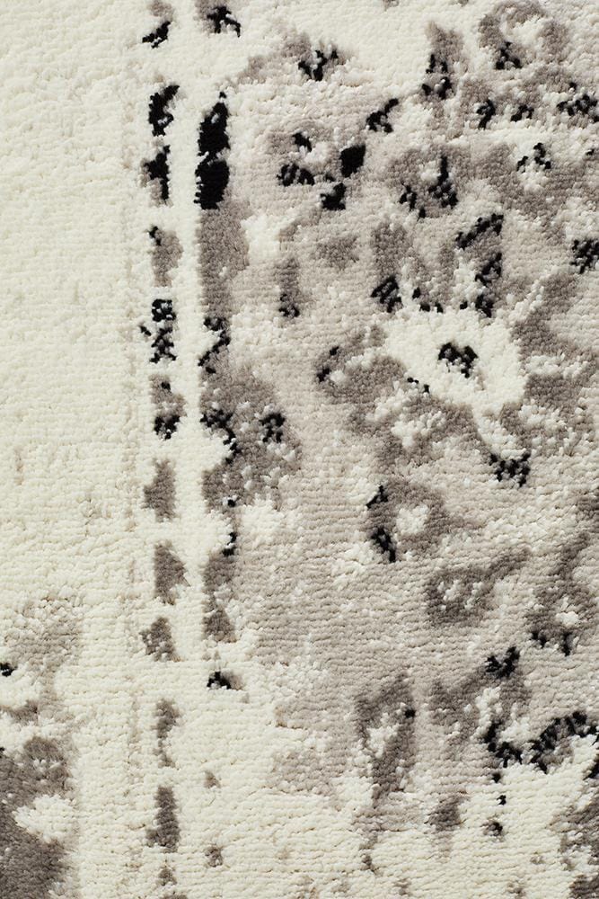 Rug Culture Rugs Alexa Transitional Rug White Grey Black