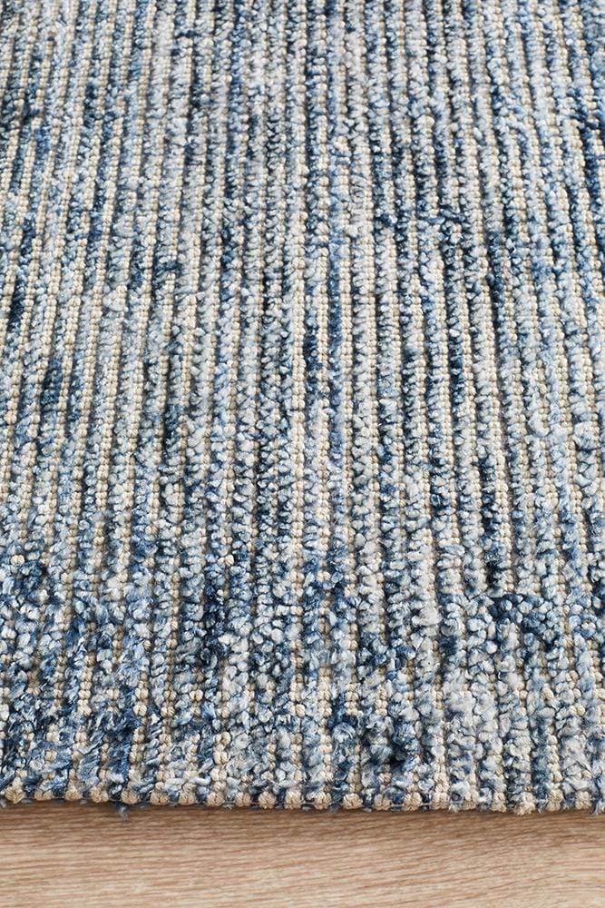 Rug Culture Rugs Allure Indigo Cotton Rayon Rug