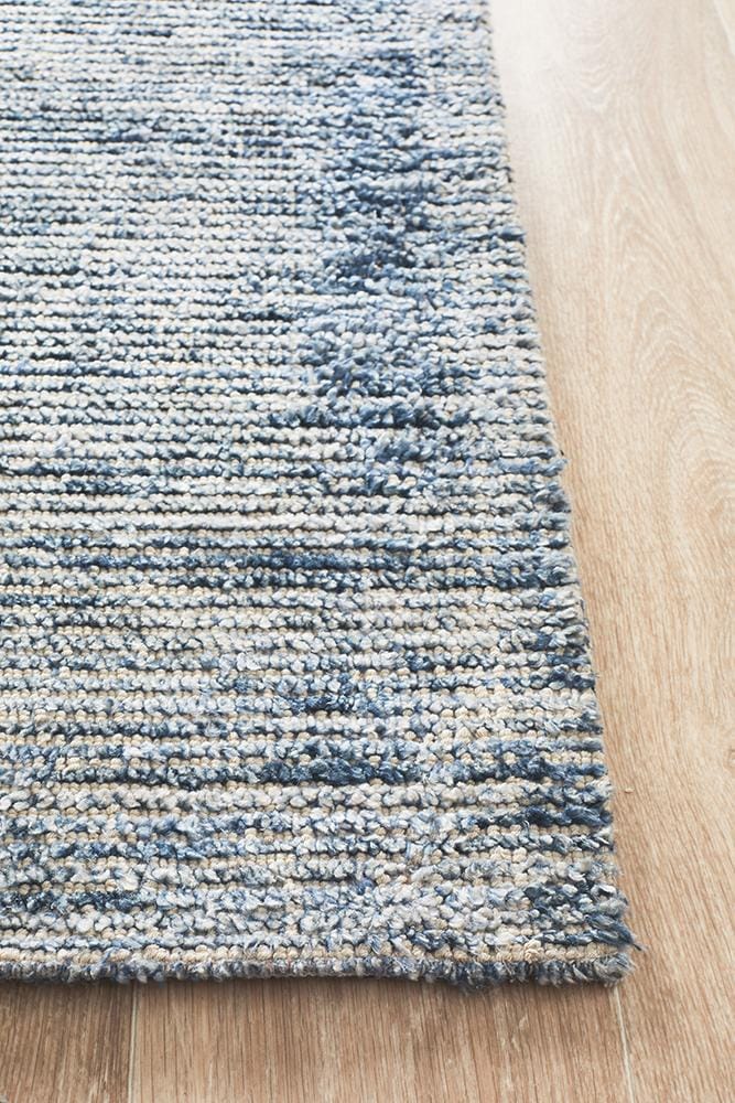 Rug Culture Rugs Allure Indigo Cotton Rayon Rug
