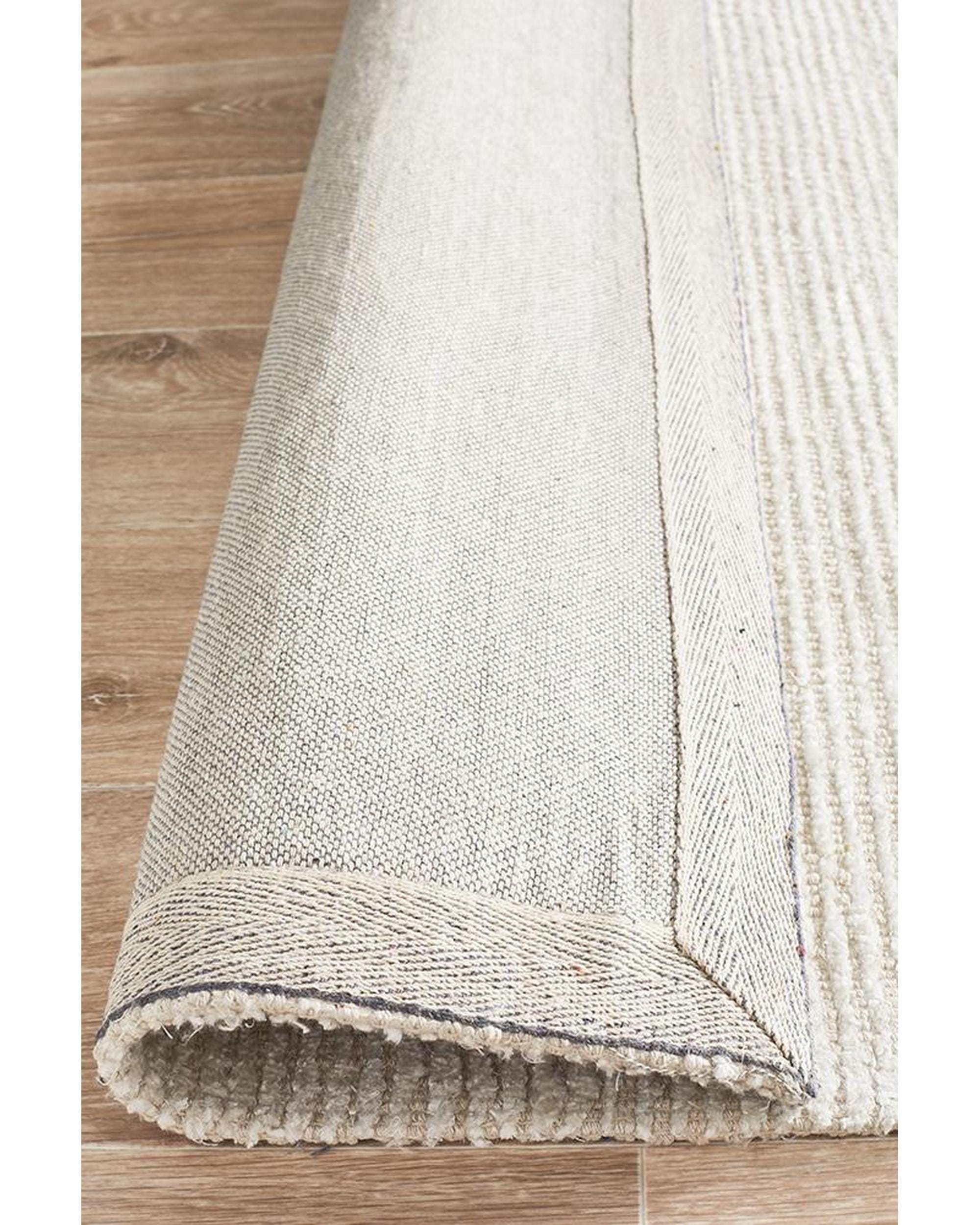 Rug Culture Rugs Allure Ivory Cotton Rayon Rug
