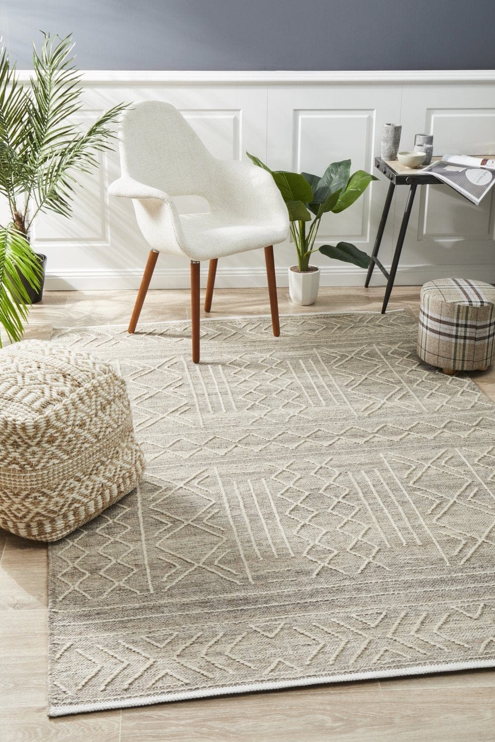 Rug Culture Rugs Arya Stitch Woven Rug Natural