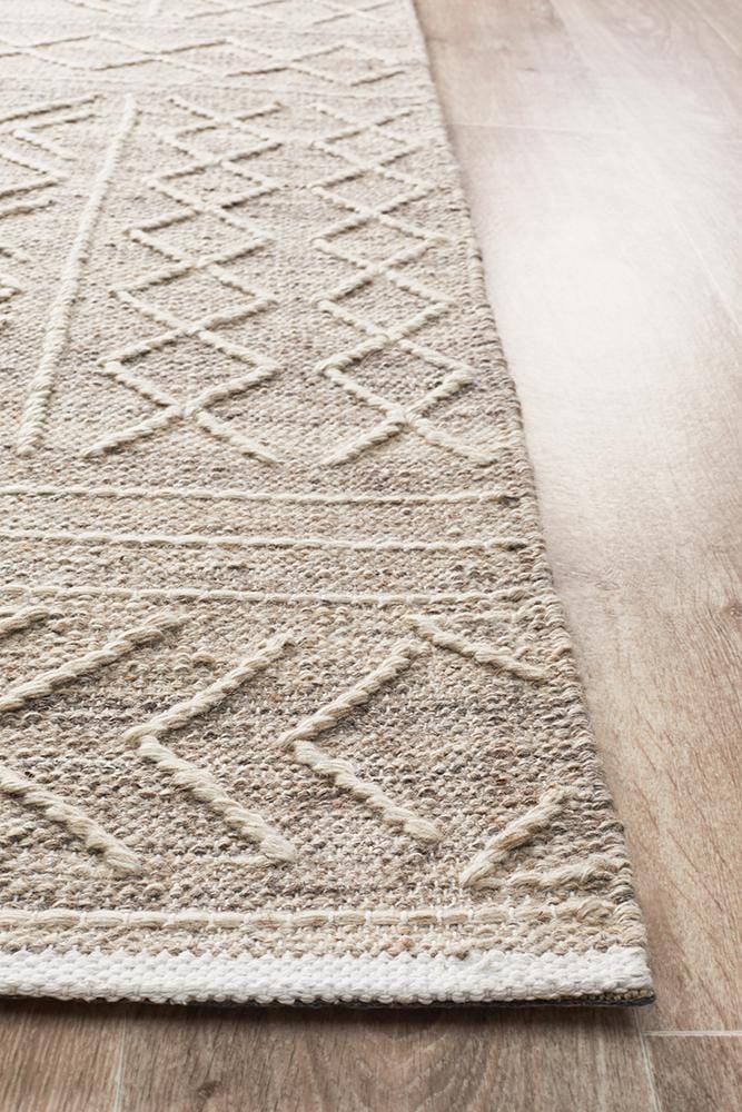 Rug Culture Rugs Arya Stitch Woven Rug Natural