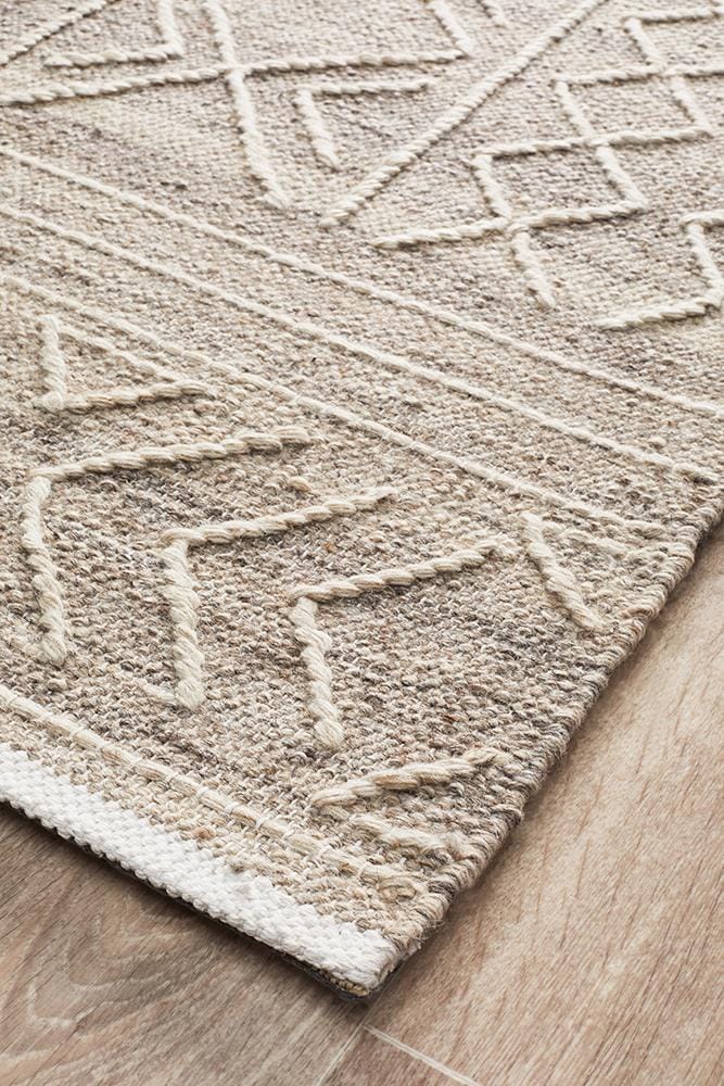 Rug Culture Rugs Arya Stitch Woven Rug Natural