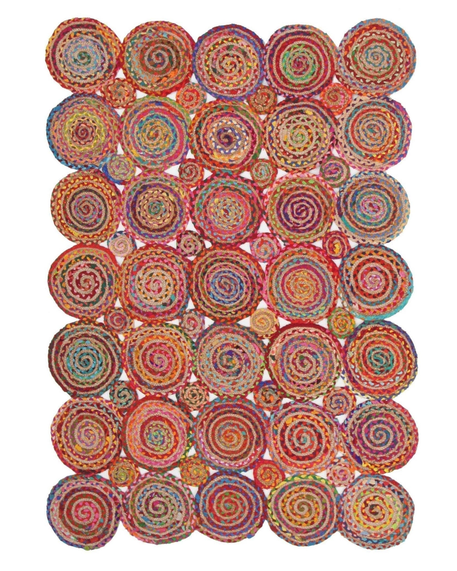 Rug Culture Rugs Atrium Amilia Cotton and Jute Rug Multi
