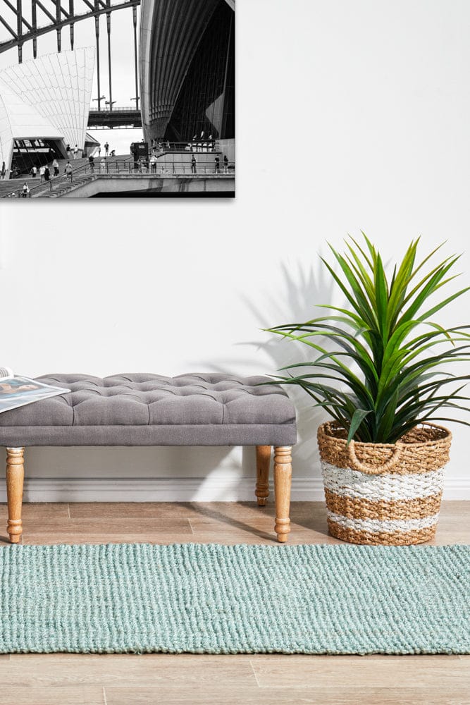 Rug Culture Rugs Atrium Barker Blue Runner