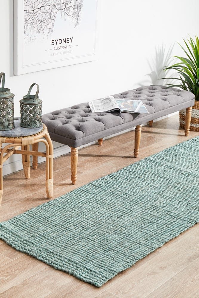 Rug Culture Rugs Atrium Barker Blue Runner