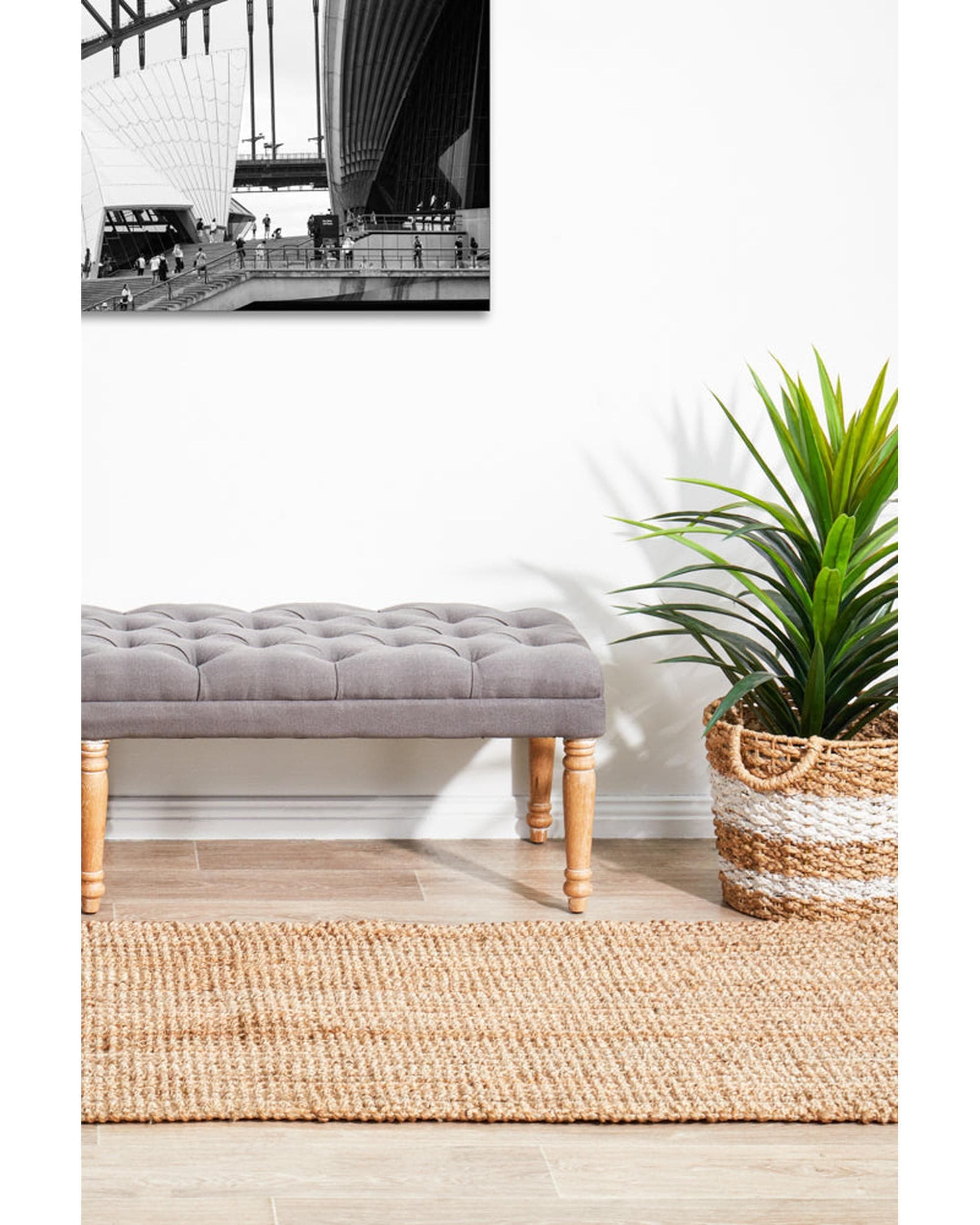 Rug Culture Rugs Atrium Barker Natural Runner