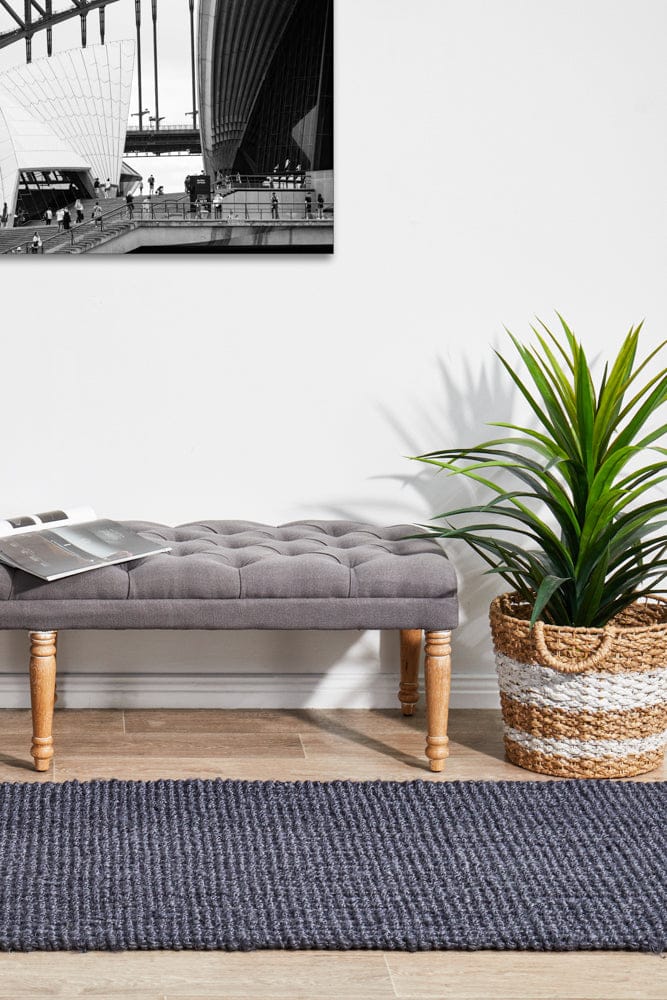 Rug Culture Rugs Atrium Barker Navy Runner