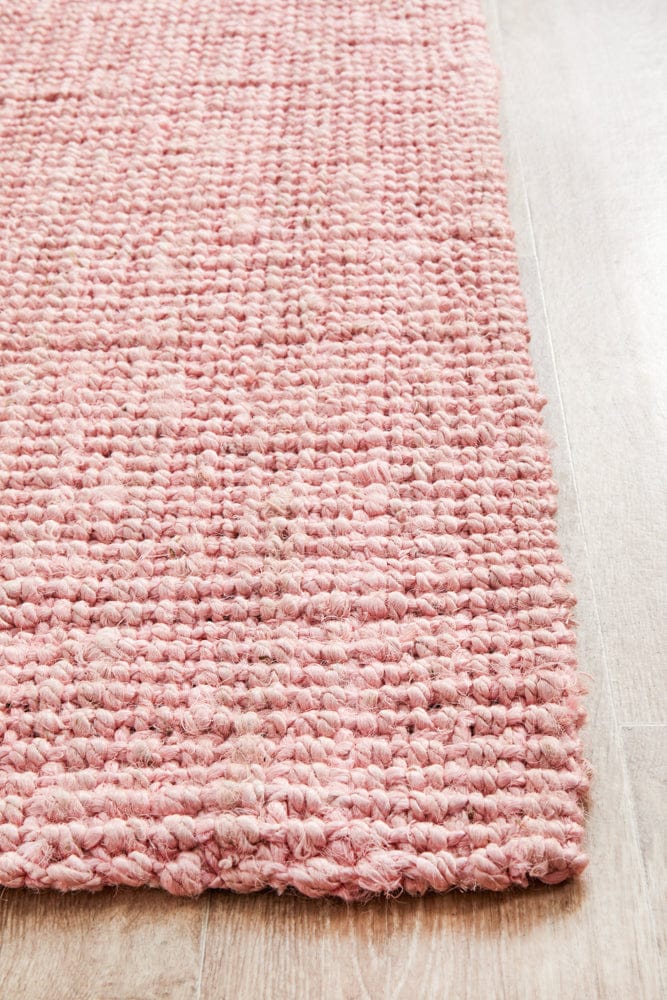 Rug Culture Rugs Atrium Barker Pink Runner