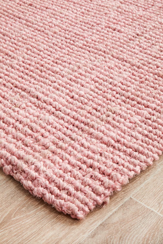 Rug Culture Rugs Atrium Barker Pink Runner
