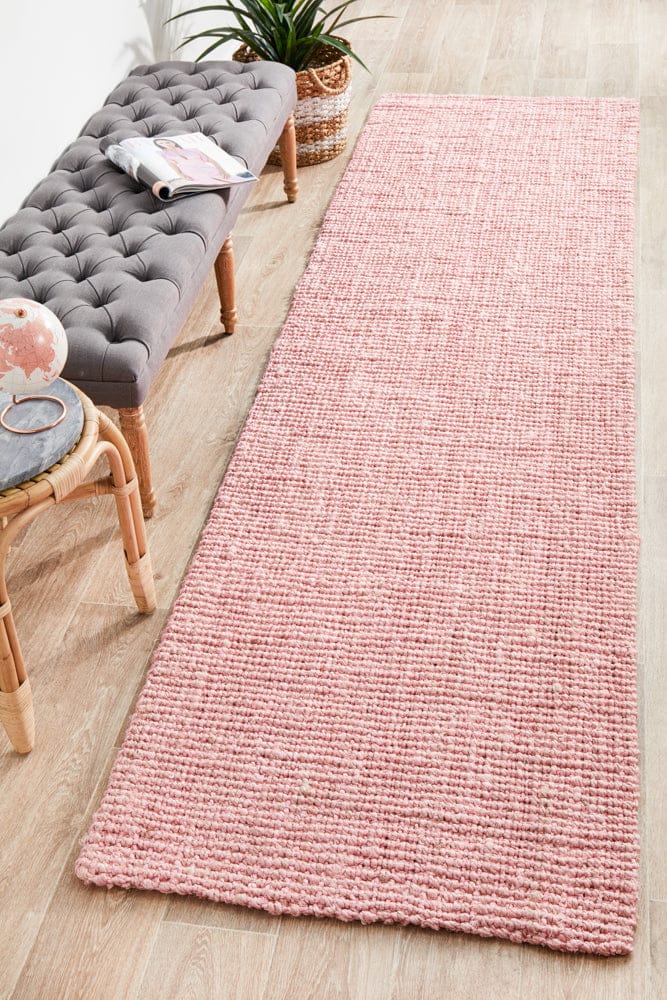 Rug Culture Rugs Atrium Barker Pink Runner