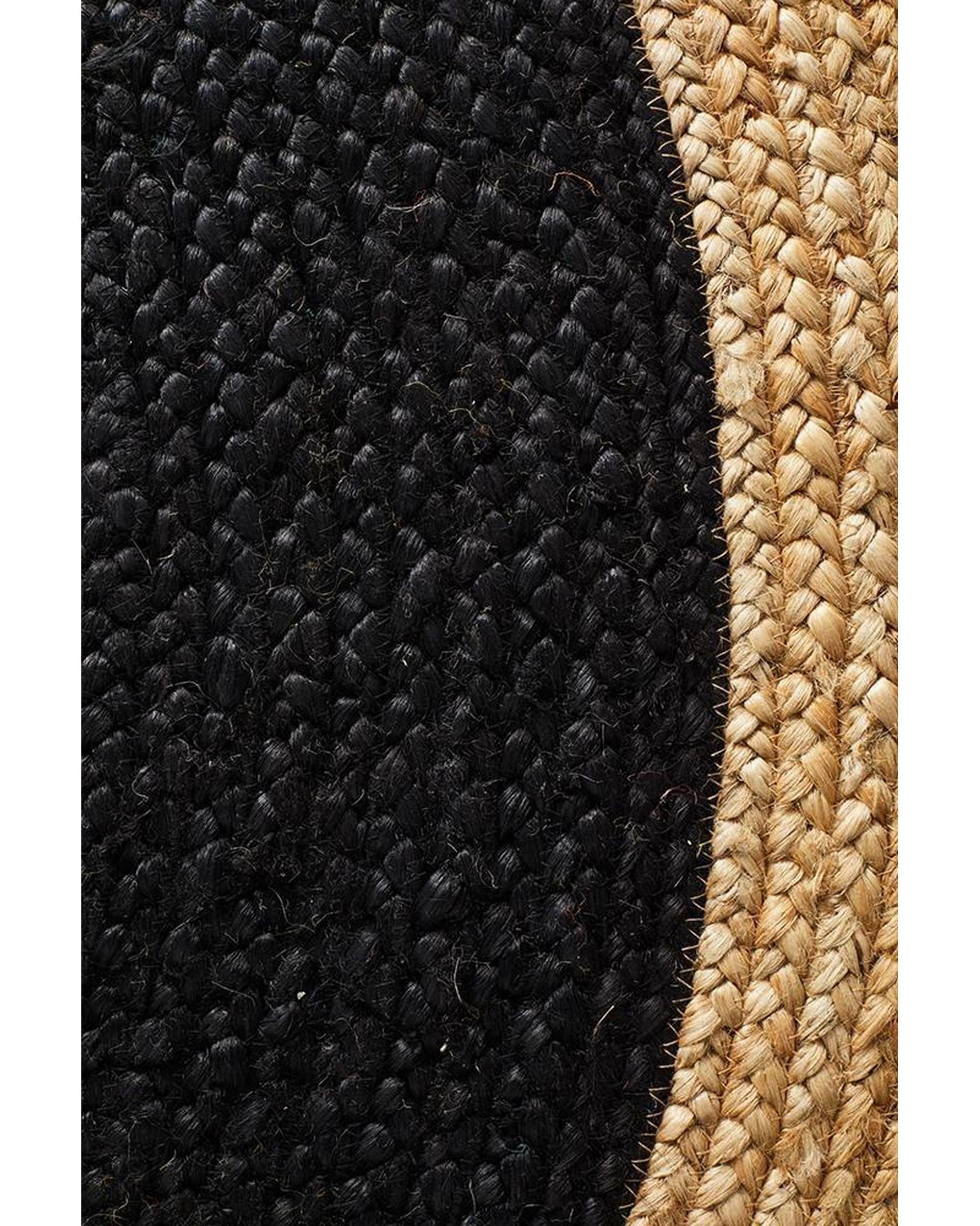 Rug Culture Rugs Atrium Polo Round Black