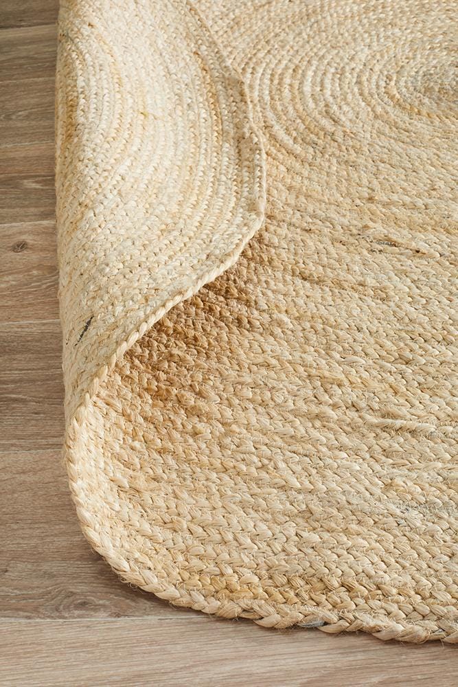 Rug Culture Rugs Atrium Polo Round Bleach