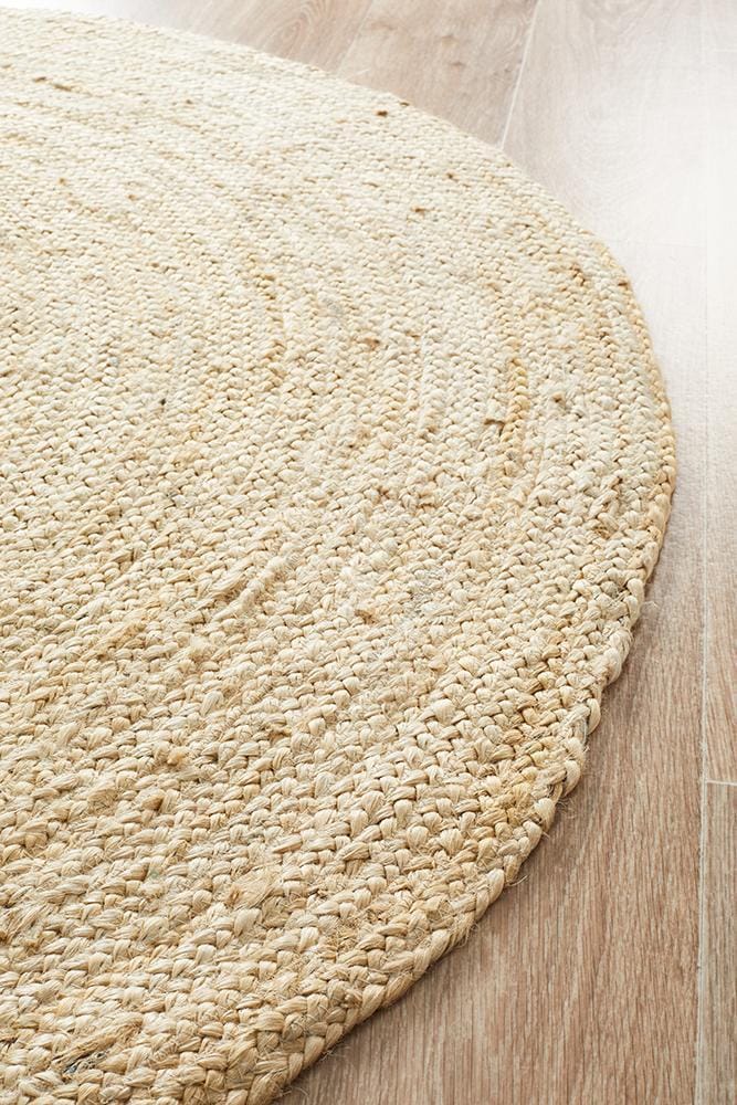 Rug Culture Rugs Atrium Polo Round Bleach